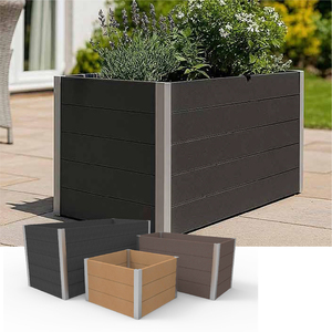 Nouvelle Jardinière <span class=keywords><strong>Rectangulaire</strong></span> surélevée DIY en WPC Écologique, Adaptée aux Animaux, Durable, pour Cultiver des Légumes - E-commerce - Product Image 3