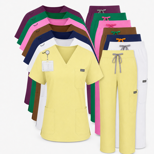 <span class=keywords><strong>Tenue</strong></span> <span class=keywords><strong>Médicale</strong></span> Unisexe en Promotion – Blouse et Pantalon Souples et Respirants pour Hôpital, Qualité Supérieure, avec Options OEM/ODM - Product Image 1