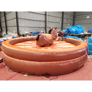 Nuevo Diseño de Juego Inflable de Toreo Redondo, Impulsado por la Energí<span class=keywords><strong>a</strong></span> Humana, Juego Interactivo de <span class=keywords><strong>Toro</strong></span> Inflable para Niños - Product Image 2