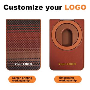 <span class=keywords><strong>Porte</strong></span>-cartes <span class=keywords><strong>rigide</strong></span> en cuir PU de <span class=keywords><strong>luxe</strong></span> avec support, personnalisable (logo, motif, couleur), pour hommes et femmes - Product Image 4