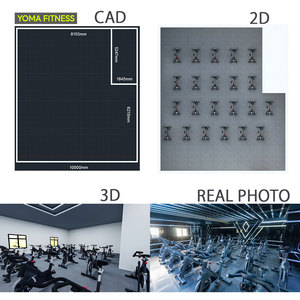 حزمة دراجة غزل لفقدان الوزن ، آلة تدريب كارديو لركوب الدراجات عالية الجودة للنادي ، مركز اللياقة البدنية - Product Image 4