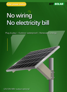 Hệ thống năng lượng mặt trời biến tần 50kw đầu tiên 100W A + đánh giá không thấm nước 60Ah pin lithium nhà ngoài trời bảng điều khiển năng lượng mặt trời - Product Image 5