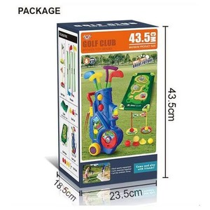 Jouets sportifs portables d'intérieur et d'extérieur, jeux interactifs, mini-chariots de golf unisexes avec balle et club de golf pour enfants - Product Image 6