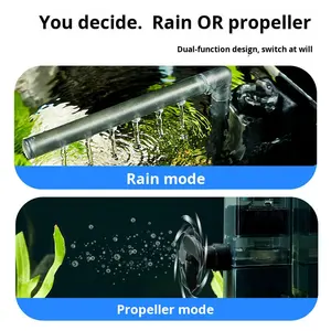 Écumeur de surface d'aquarium électrique - Éliminateur silencieux de film protéique, mini roue à eau flottante pour l'oxygénation et la filtration - Product Image 4