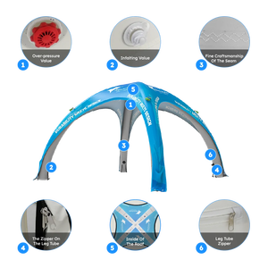 Arco de Meta de Carreras, Pilar Deportivo, Puerta para Bailarines, Exhibiciones, Eventos Deportivos al Aire Libre, Carpas Inflables Publicitarias (Todo para Promoción) - Product Image 2