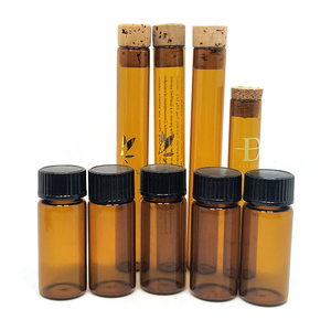 Bouteilles en <span class=keywords><strong>verre</strong></span> médicales <span class=keywords><strong>avec</strong></span> <span class=keywords><strong>bouchon</strong></span> en bois, 5ml, 8ml, 10ml, 12ml - Product Image 3