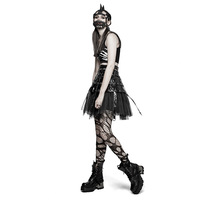 Masque facial unisexe en cuir tressé Steampunk, style Anime Gothique, couleur unie, taille adulte, pour cosplay, fêtes et occasions spéciales, transfrontalier