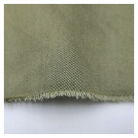 C262-1 Tela de Sarga de Algodón TC Elástica, Mezcla de 68% Algodón y 29% Poliéster, Color Verde Hierba, 220 g/m², para Pantalones/Camisas, Venta al Por Mayor