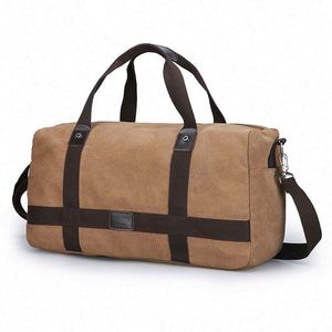 Sac de voyage en toile lavée imperméable grande capacité avec logo personnalisé, idéal pour les week-ends et les vols de nuit – Échantillon gratuit, vente en gros - Product Image 1