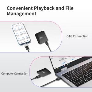 64 जीबी लंबे समय तक डिजिटल वॉयस रिकॉर्डर दो तरफा चुंबकीय वाव और एमपी 3 ऑडियो रिकॉर्डिंग डिवाइस - Product Image 4