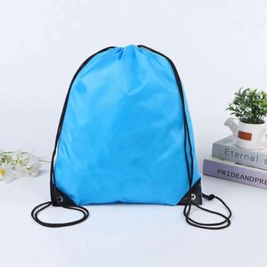 Bolsa Deportiva Personalizada con Cordón de Poliéster 210D, Diseño Negro Resistente para Deportes y Fitness, Solución para Compras - Product Image 5