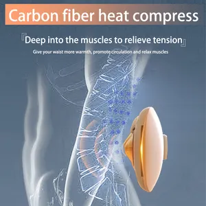 Venda quente 2024 Lombar Saúde Produto Elétrico Cintura Massagem Cinto com Pressão de Ar Lower Back Aquecimento Máquina De Alívio Da Dor