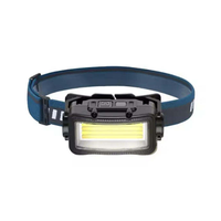 Nouvelle lampe frontale LED rechargeable USB 2026 avec capteur, design étanche, portable et légère pour le camping en extérieur