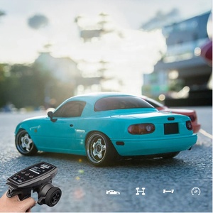 1/18 scala RTR Drift <span class=keywords><strong>RC</strong></span> auto sportiva RWD trazione posteriore w/guscio in lega 2.4G giroscopio integrato con controllo proporzionale per bambini - Product Image 5