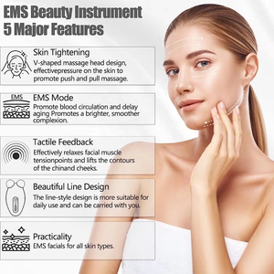 2024 Microcurrent Facial Device Professional Anti Aging Facial Massager <strong>Micro</strong> Current Face <strong>Roller</strong> for Face Lift Skin Tightening - Product Image 4