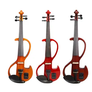 무대 공연과 고급 뮤지컬 앙상블을 위한 MP3 잭이 있는 프리미어 전자 바이올린