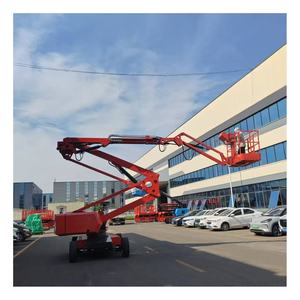 चेरी पिकर पोर्टेबल लिफ्टर टेलीस्कोपिंग चेरी पिकर हवाई तौलिया छोटे बूम मैन लिफ्ट के पीछे छोटे बूम मैन लिफ्ट के पीछे - Product Image 2