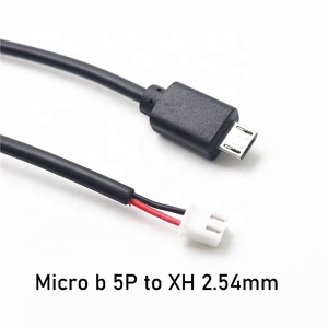 10cm personalizado 30cm 0,5 m 1m Micro B 5P 5 a 2P JST XH 2,54mm conector de Cable de alambre - Product Image 2