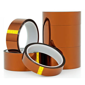Beständiges nicht restliches Klebe isolation flamm hemmendes Klebeband braunes Polyimid <span class=keywords><strong>PI</strong></span> Goldfinger hitze beständiges Klebeband - Product Image 3