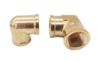 Raccord coudé fileté en laiton forgé HT, 90 degrés, 1/2"NPT, connexion femelle, classe 150, modèle 309-8, personnalisable OEM