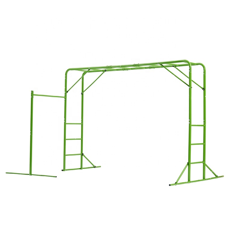 Металлическая игровая площадка заднего двора, свободно стоящая обезьянка, детский набор с качели
