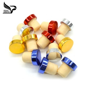 Biểu Tượng Tùy Chỉnh Đầy Màu Sắc Tổng Hợp Nút Chai Chai Thủy Tinh Kim Loại Nhôm Nút Chai Rượu Vang Chai Mũ - Product Image 3