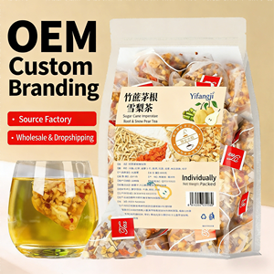 Tè alle Erbe OEM con Ginseng <span class=keywords><strong>e</strong></span> Foglie di Gelso, Miscela Dimagrante al Gusto di Semi di Coix, Bustine di Tè Verde, Prezzo Basso, Etichetta Privata - Product Image 5