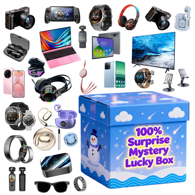 Lucky Global Gift Mystery Blind Box Tech Electronics 3C Lucky Gaming 5g Smartphone 100% Surprise High Quality Large Mystery Box