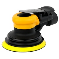 Lijadora Orbital Neumática Aleatoria de 6 Pulgadas (150 mm) |   Lijadora Orbital Neumática de 5 mm y 12000 RPM para Preparación de Superficies de Automóviles y Lijado de Madera con Laca