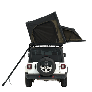 Hard Rooftop <b>Tent</b> for Family and Pets with Double Space Camping Design - Product Image 1