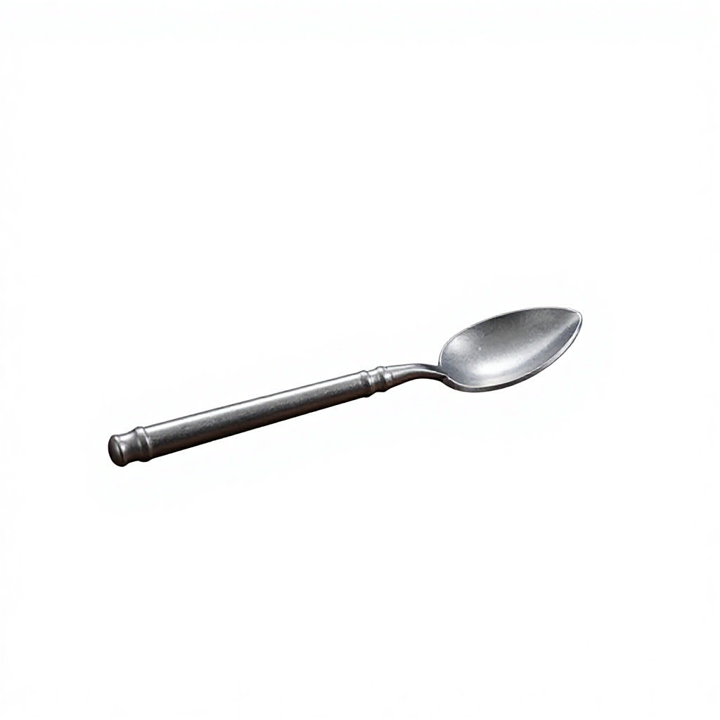 retro silver- tea spoon