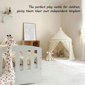 Maison de jeu intérieure portable pour enfants, jouet en peluche, pliable, espace secret de divertissement intérieur, tente spacieuse pour bébé, petite maison - Product Image 3