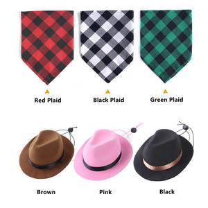 HOME PLANET Bestseller Haustier Cowboy hüte Hunde hüte Katzen hüte Dreieck Schal Set Kopf bedeckung - Product Image 6