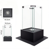 Best-seller Foyer de table en acier inoxydable pour jardinage Kit de fabrication de smores pour les fêtes et le camping