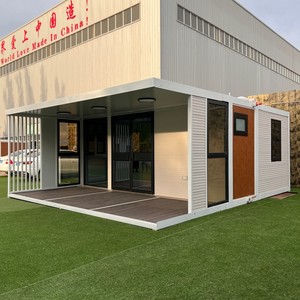 Casa contenedor – pack plat de luxe de 20 pieds, allemagne, portable, ignifuge, préfabriqué, extensible, maison, <span class=keywords><strong>3</strong></span> chambres - Product Image 1