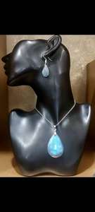 Collier pendentif en améthyste d'eau douce fait main de luxe, argent, unisexe |   Empire des pierres précieuses de Sebhan en Éthiopie |   pour les personnes soucieuses de l'environnement - Product Image 3