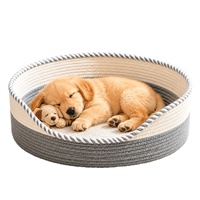 Lit pour chat en coton tissé toutes saisons, résistant à l'usure et aux griffures, griffoir pour chat, lit pour chien, chaud, respirant, lavable, pour animaux de compagnie