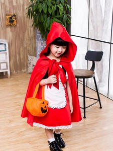 Costume d'Halloween pour enfants Cosplay petit chaperon rouge Performance fille maquillage <span class=keywords><strong>robe</strong></span> de soirée <span class=keywords><strong>robe</strong></span> de princesse - Product Image 5