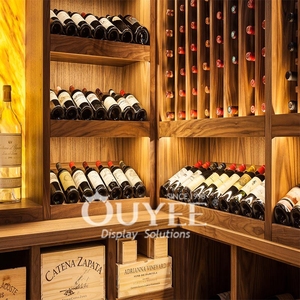 Design d'intérieur de magasin de vin, étagères à <span class=keywords><strong>alcool</strong></span> en bois, étagères à spiritueux, vitrine à whisky - Product Image 5