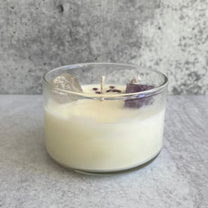 Bougie parfumée au <span class=keywords><strong>bois</strong></span> de santal populaire avec boîte en <span class=keywords><strong>bois</strong></span> de haute qualité, pierre de cristal, porte-bougie d'aromathérapie, décoration d'intérieur - Product Image 6