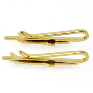Fermacravatta da <span class=keywords><strong>Uomo</strong></span> in Metallo Dorato di Lusso con Logo Aereo Personalizzabile, Vendita all'Ingrosso - Product Image 3
