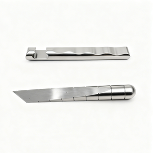 Abridor de Botellas de Acero Inoxidable Personalizado con Acabado Ondulado - Plateado/Cepillado/Pulido, Producción a Medida Según Su Diseño - Product Image 2