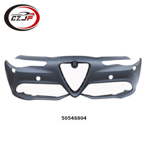 Parachoques delantero deportivo CZJF con orificio para remolque, orificio para radar, orificio de pulverización de agua para <span class=keywords><strong>Alfa</strong></span> <span class=keywords><strong>Romeo</strong></span> Giulia 2017 2018 2019 2020 50548804 - Product Image 2