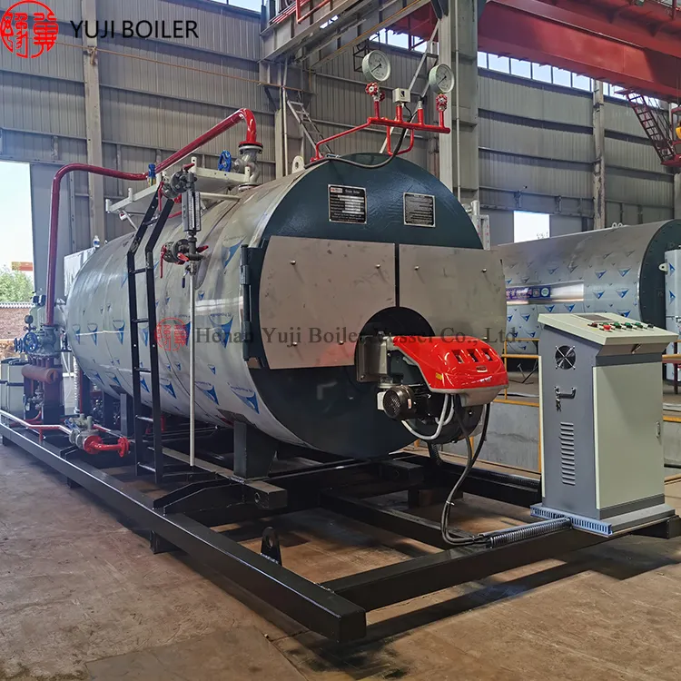 Vendita calda ad alte prestazioni industriale WNS serie 1-20 t/h macchina caldaia a vapore a Gas naturale per impianto di compensato