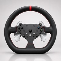 Volante de Carreras PXN V10 Pro 3.2Nm con Accionamiento Directo, 3 Pedales con Force Feedback, Simulador para PC, Xbox Series X/S, PS4