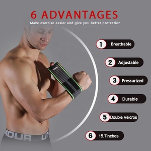 VBOSi 0224 tugas berat elastis bungkus pergelangan tangan untuk pria dan wanita CE/FDA bersertifikat Gym push up <span class=keywords><strong>Crossfit</strong></span> membungkus dukungan - Product Image 4