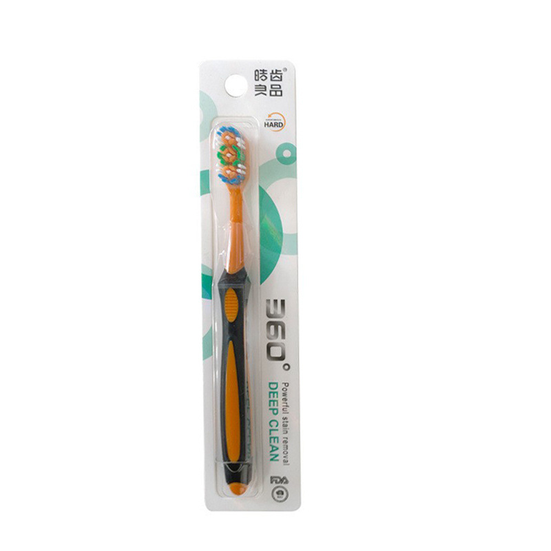 Brosse à dents à poils durs DuPont, orange (emballage chinois)