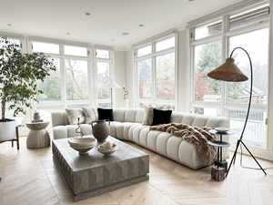 Sofá Chesterfield Personalizado de Mediados de Siglo, Asiento Profundo, Sofá Nube, Cómodo, Modular, de Tela, para Dormitorio, Villas, Salas de Estar - Product Image 4