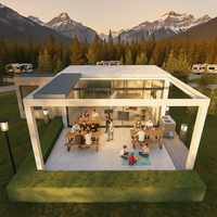 Pergola en aluminium Sweet Home 3x6m, toit rétractable motorisé à lames orientables, imperméable, écologique, résistant aux intempéries