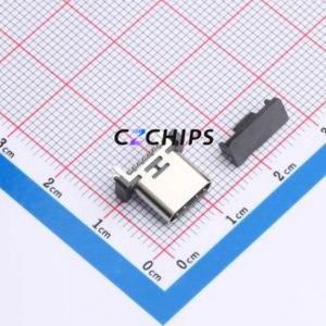 TYPE-C 16P LTH9.3 143 USB Connector SMD Connector ( Connector Type: Type-C )( Gender: Female )( Mounting Type: Vertical Mount ) - Product Image 1